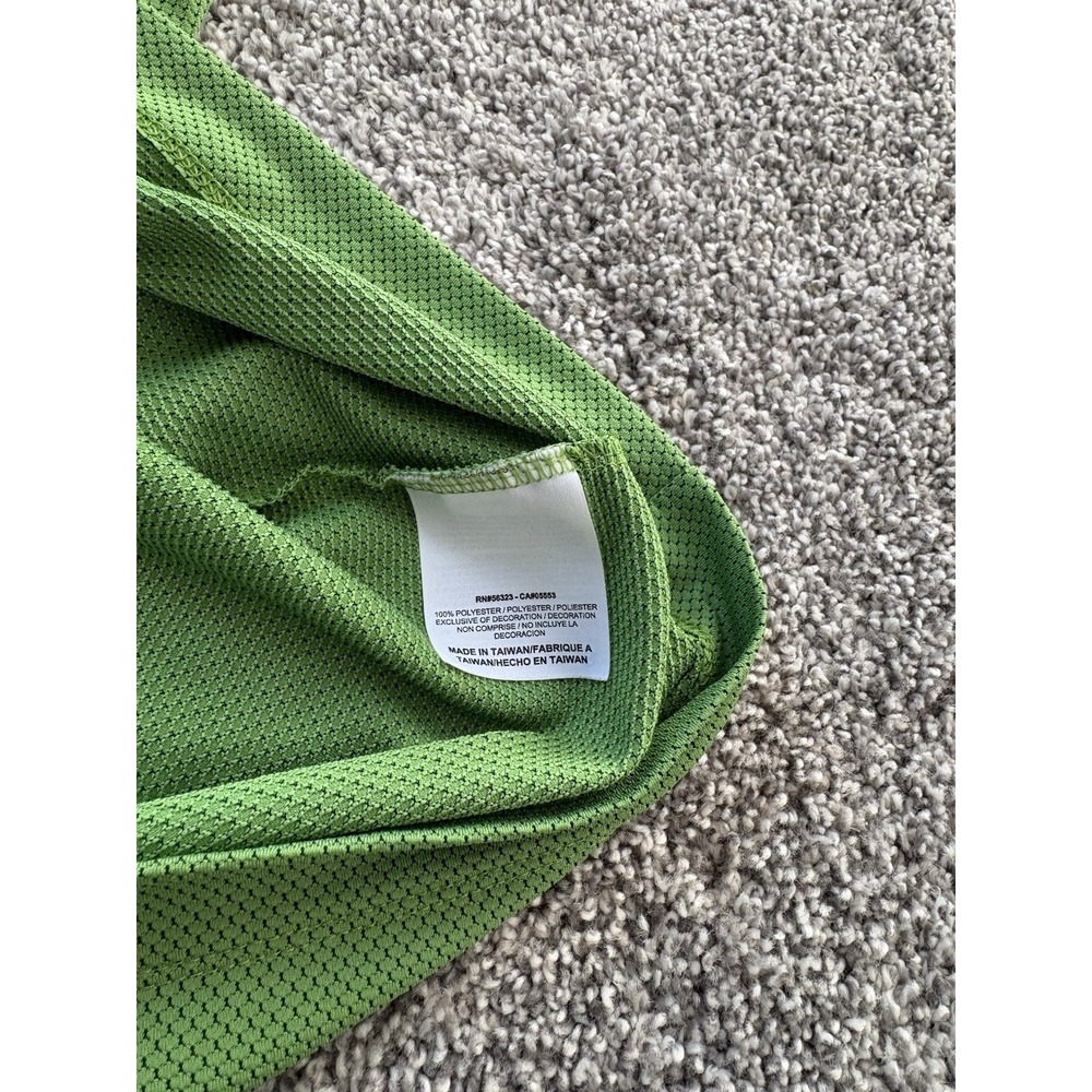 Nike Golf Dri Fit Mens Shirt Polo Green Soft Mesh Design Size Medium‎ - Picture 7 of 8